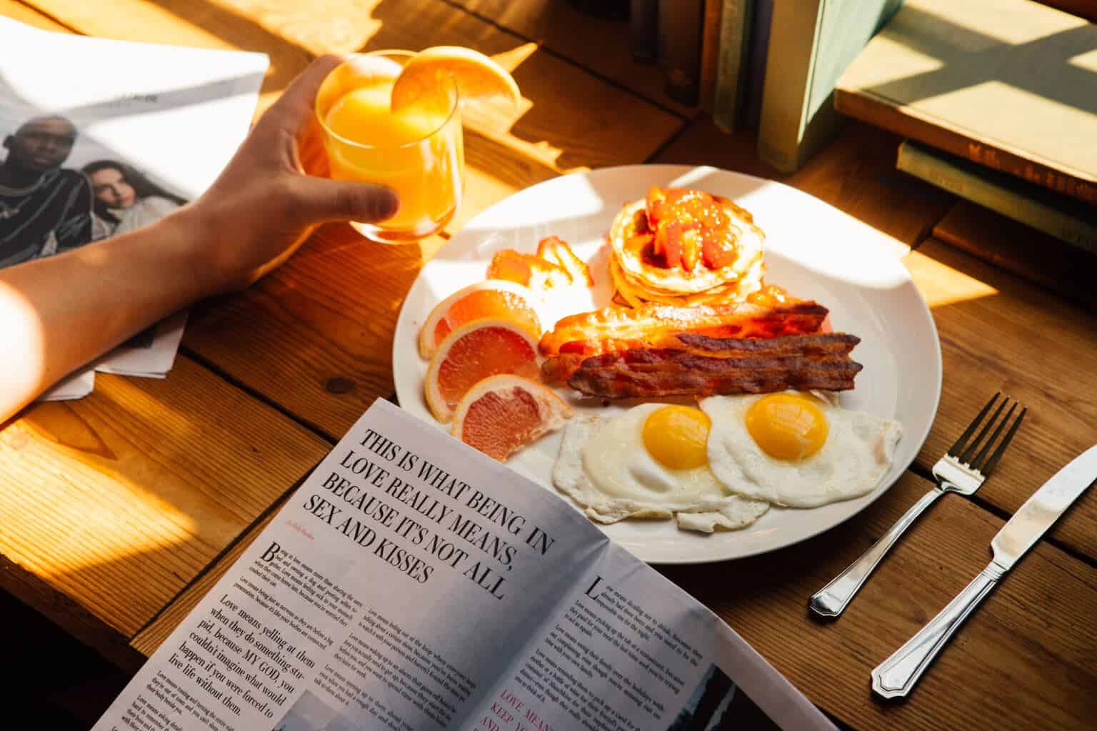 breakfast on a plate